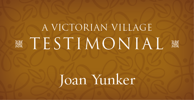 a testimonial - Joan Yunker