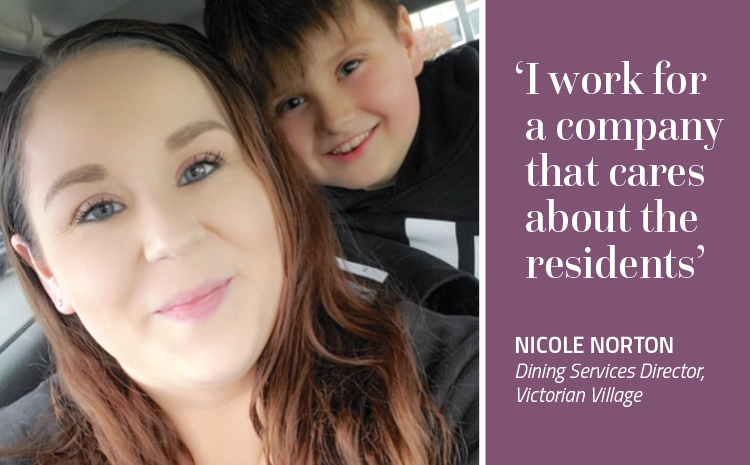 i work for a company that cares about the residents. Nicole Horton