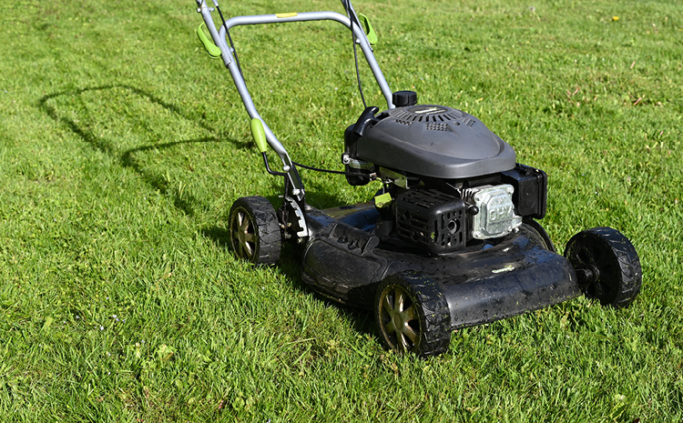 a lawnmower