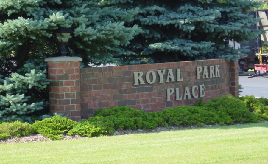 exterior of royal park place in the 1990s