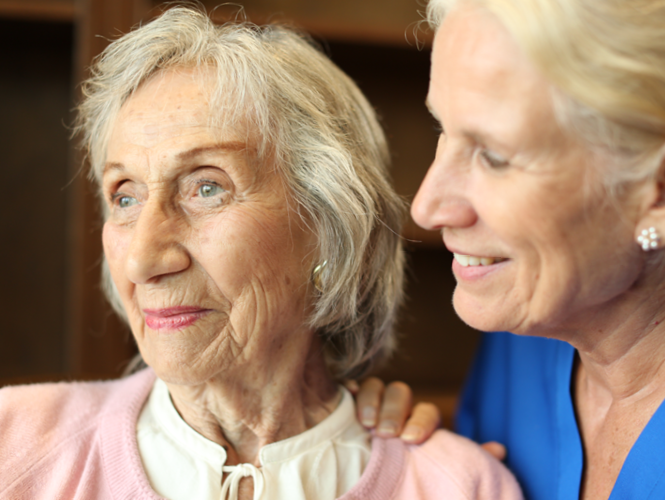 providence hospice volunteer spends time with providence hospice patient