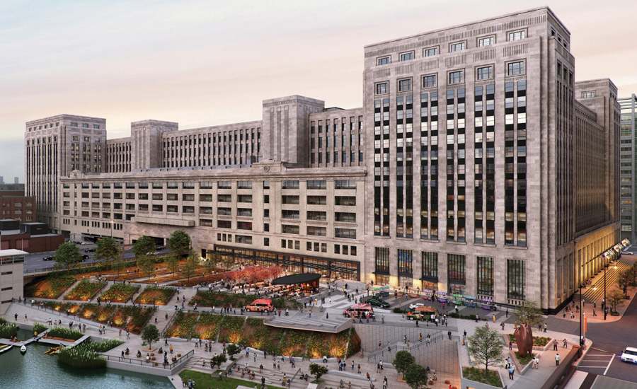 The Old Post Office site of torchlight celebration