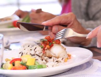 closeup of royal atrium inn restaurant-style meal