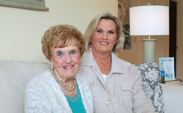 millie vanprooyen and daughter smiling